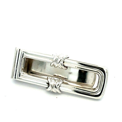Tiffany & Co Estate Signature X Series Money Clip Sterling Silver TIF1000