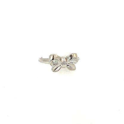 Tiffany & Co Estate Bow Ring Size 4 Sterling Silver 2.2 Grams TIF810