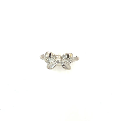 Tiffany & Co Estate Bow Ring Size 4 Sterling Silver 2.2 Grams TIF810