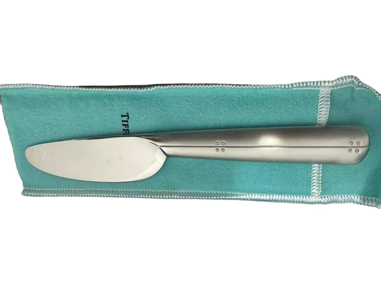 Tiffany & Co Cheese Knife 6.5" Sterling Silver Estate TIF824