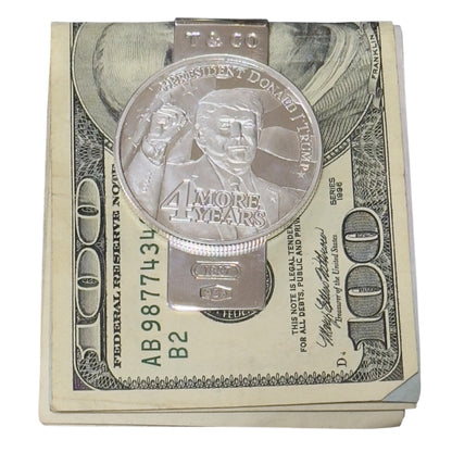 Tiffany & Co Trump Money Clip Sterling Silver Estate TIF906