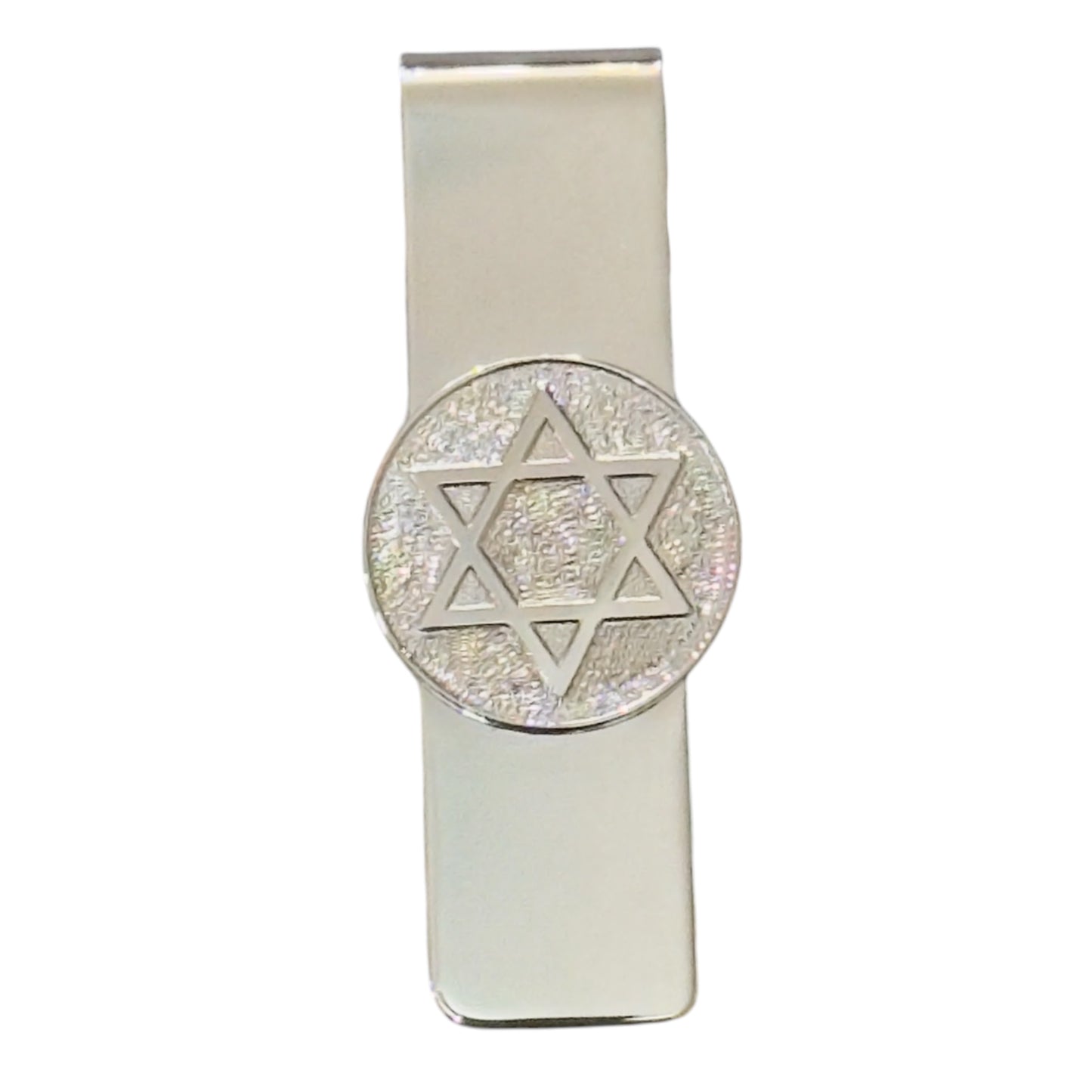 Tiffany & Co Star Of David Money Clip Sterling Silver Estate TIF907