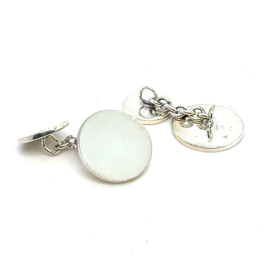 Tiffany & Co Estate Cufflinks Sterling Silver TIF963