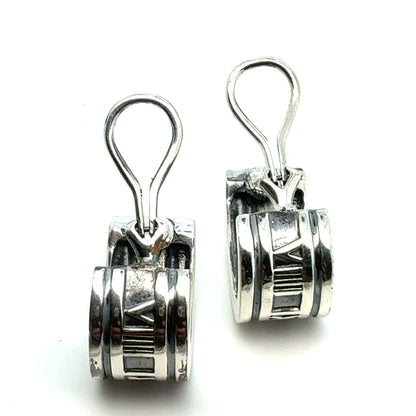 Tiffany & Co Estate Clip on Earrings Sterling Silver TIF965