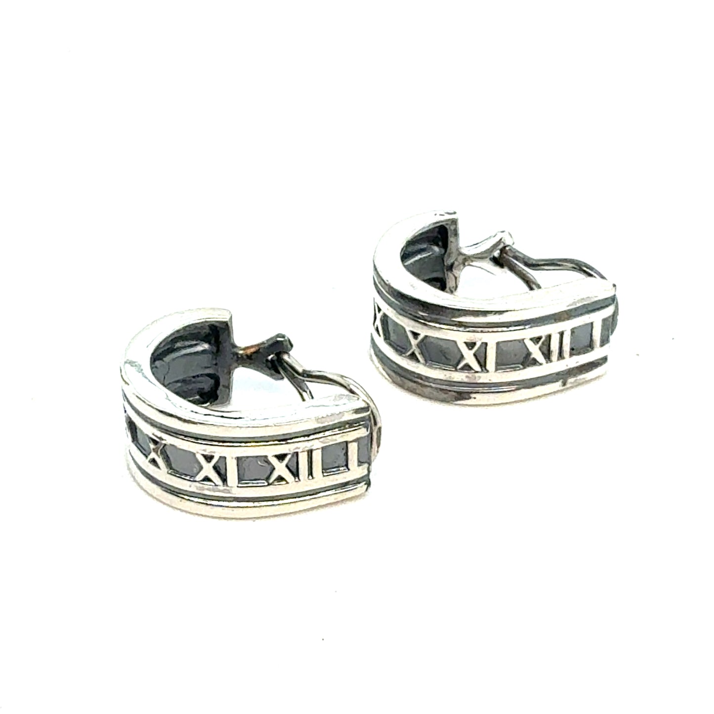 Tiffany & Co Estate Clip on Earrings Sterling Silver TIF965