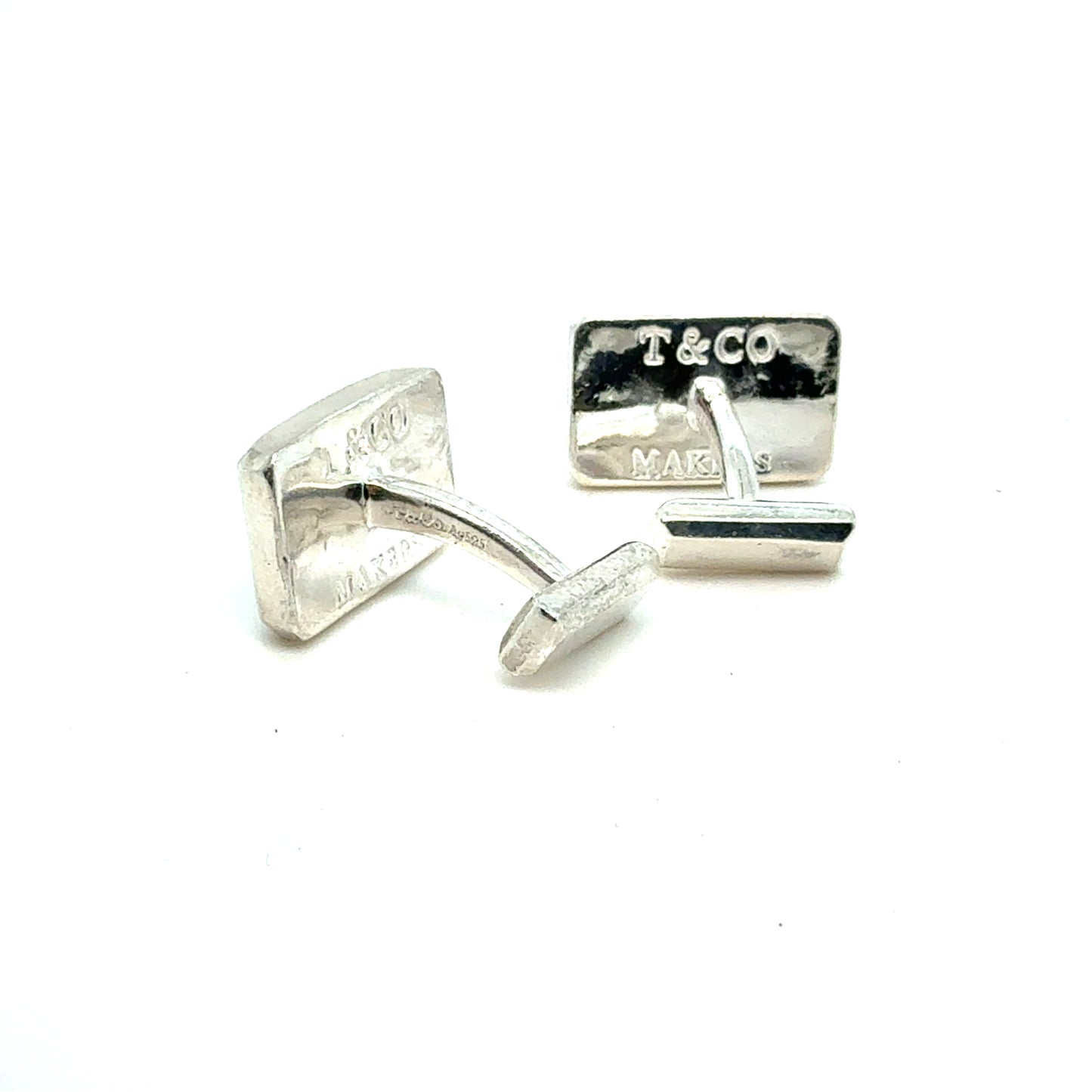 Tiffany & Co Estate Cufflinks Sterling Silver TIF973