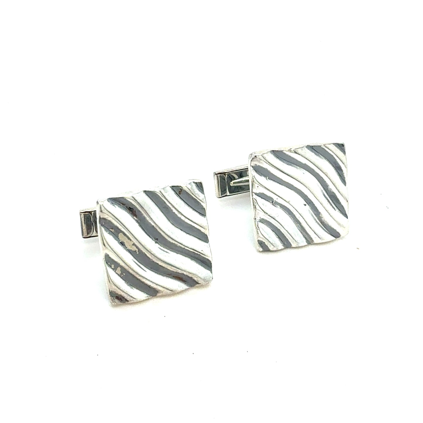 Tiffany & Co Estate Cufflinks Sterling Silver TIF975