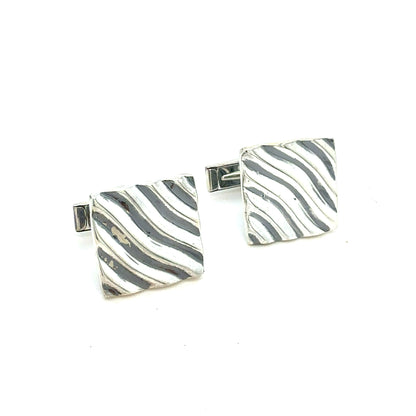 Tiffany & Co Estate Cufflinks Sterling Silver TIF975
