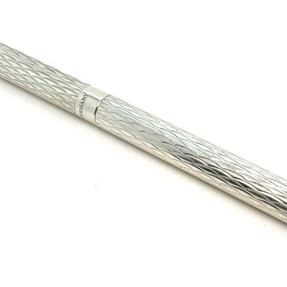 Tiffany & Co Estate Etched Ball Point 4.5" Sterling Silver TIF977