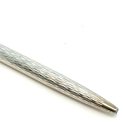 Tiffany & Co Estate Etched Ball Point 4.5" Sterling Silver TIF977