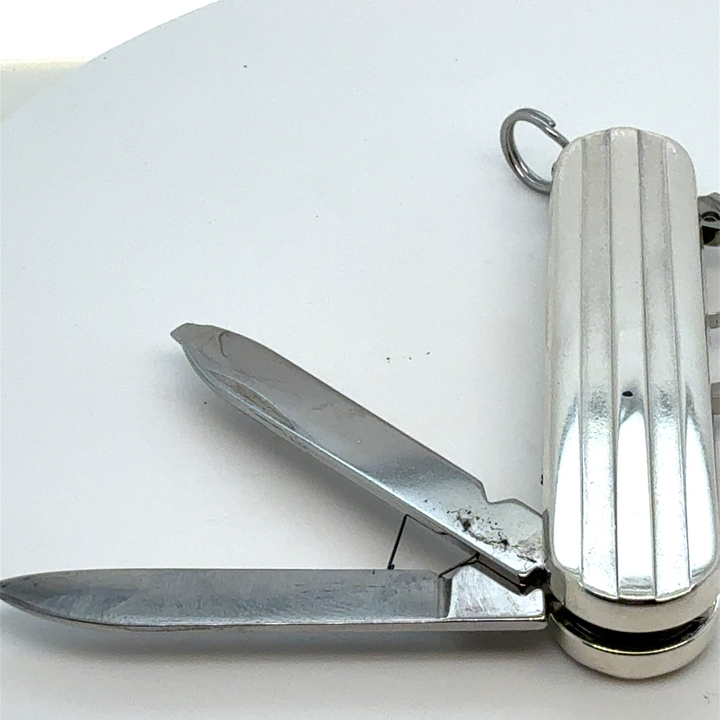 Tiffany & Co Estate Army Pocket Knife 1995 Silver TIF983