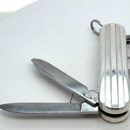 Tiffany & Co Estate Army Pocket Knife 1995 Silver TIF983