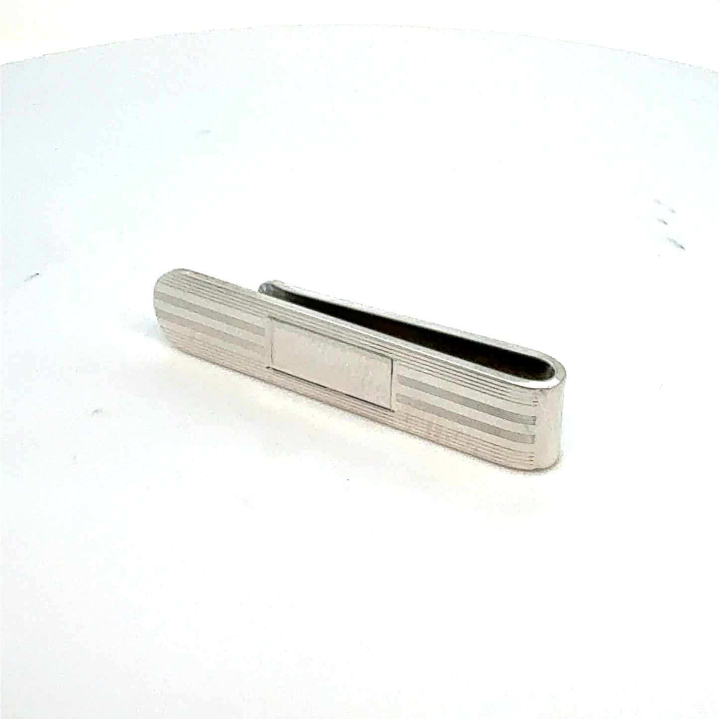 Tiffany & Co Sterling Silver Mens Tie Clip Estate TIF987