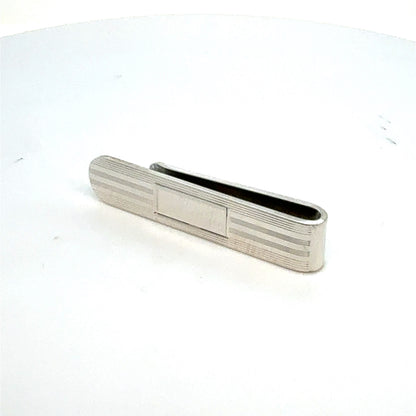 Tiffany & Co Sterling Silver Mens Tie Clip Estate TIF987