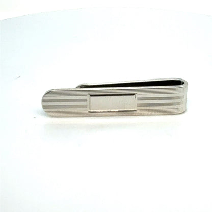 Tiffany & Co Sterling Silver Mens Tie Clip Estate TIF987