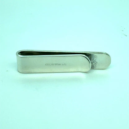 Tiffany & Co Sterling Silver Mens Tie Clip Estate TIF987