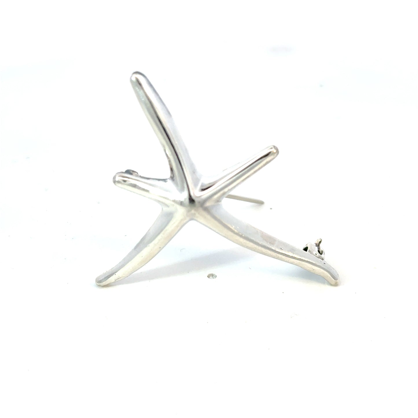 Tiffany & Co Estate Starfish Brooch Sterling Silver By Elsa Peretti 6.5g TIF841