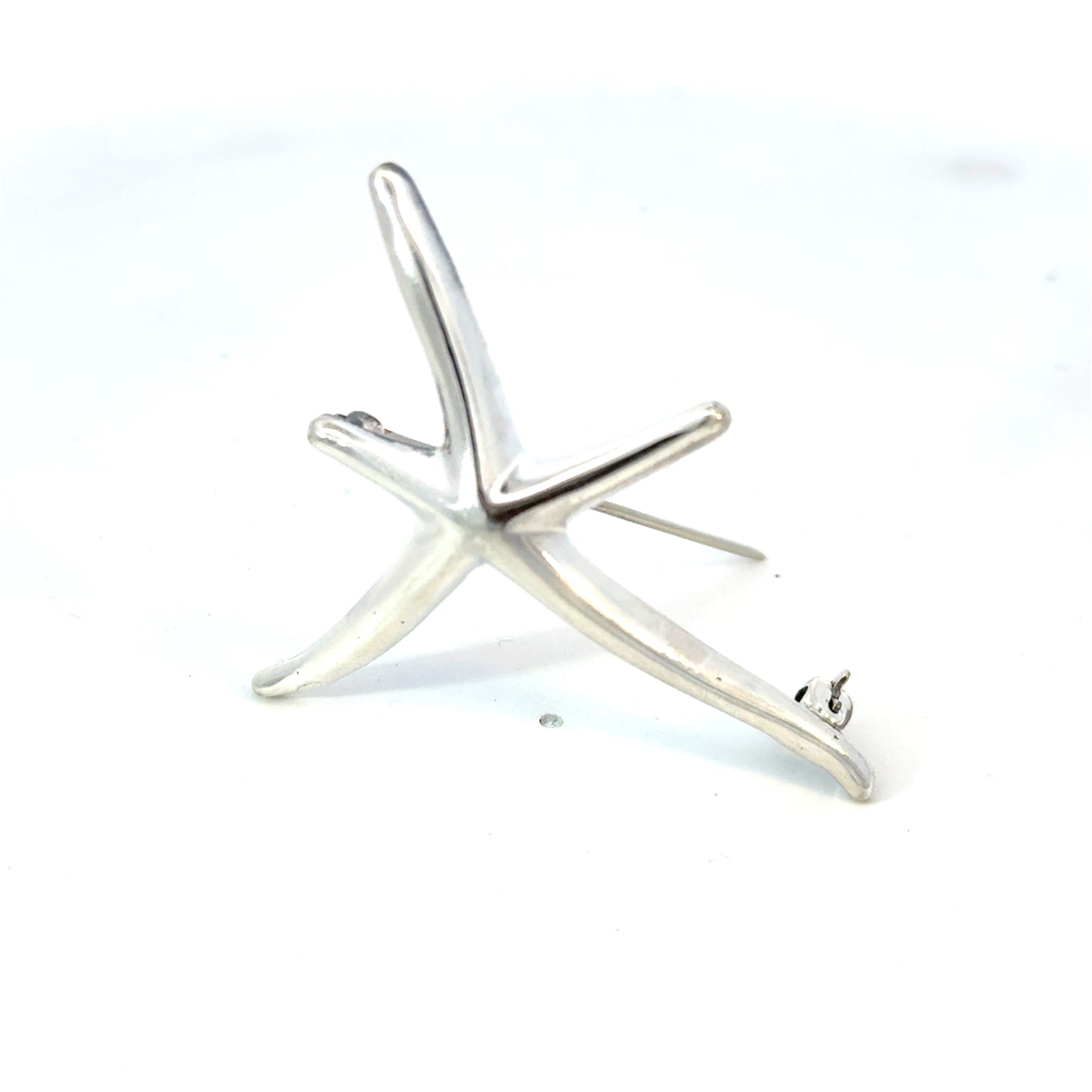 Tiffany & Co Estate Starfish Brooch Sterling Silver By Elsa Peretti 6.5g TIF841