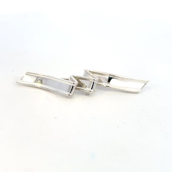 Tiffany & Co Estate Wave Brooch Sterling Silver TIF706