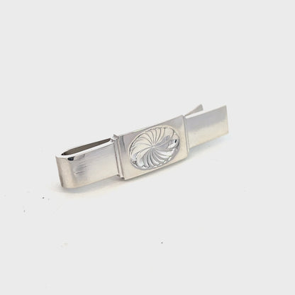 Georg Jensen Estate Money Clip Tie Clip Silver GJ36