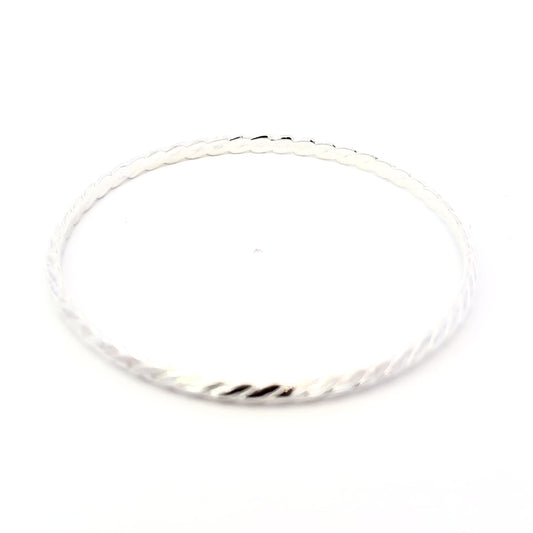 Tiffany & Co Single Bangle Bracelet Sterling Silver Estate TIF872