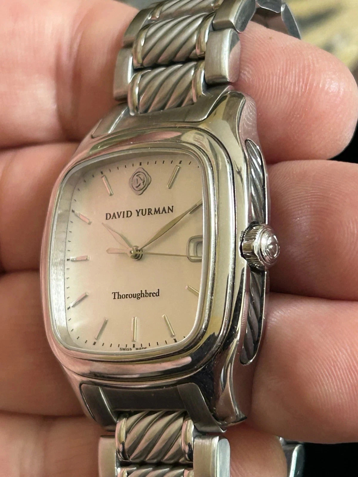 David Yurman Thoroughbred Unisex T302LST Stainless Steel Watch DY821