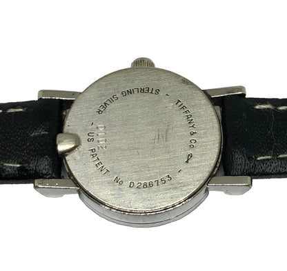 TIFFANY & Co. Atlas Quartz Ladies Watch Sterling Silver 925 Case TIF1020