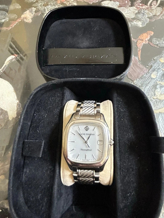 David Yurman Thoroughbred Unisex T302LST Stainless Steel Watch DY821