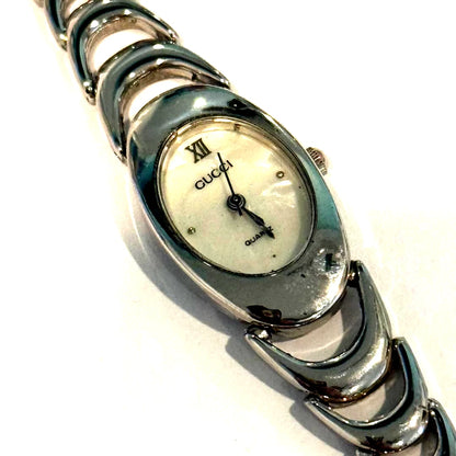 Gucci Ladies Watch, Stainless Steel New Polish/Battery G56