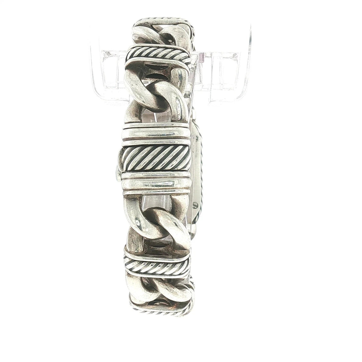 DAVID YURMAN MADISON DIAMOND QUARTZ LADIES WRISTWATCH STERLING SILVER DY822