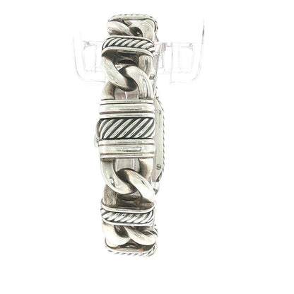 DAVID YURMAN MADISON DIAMOND QUARTZ LADIES WRISTWATCH STERLING SILVER DY822