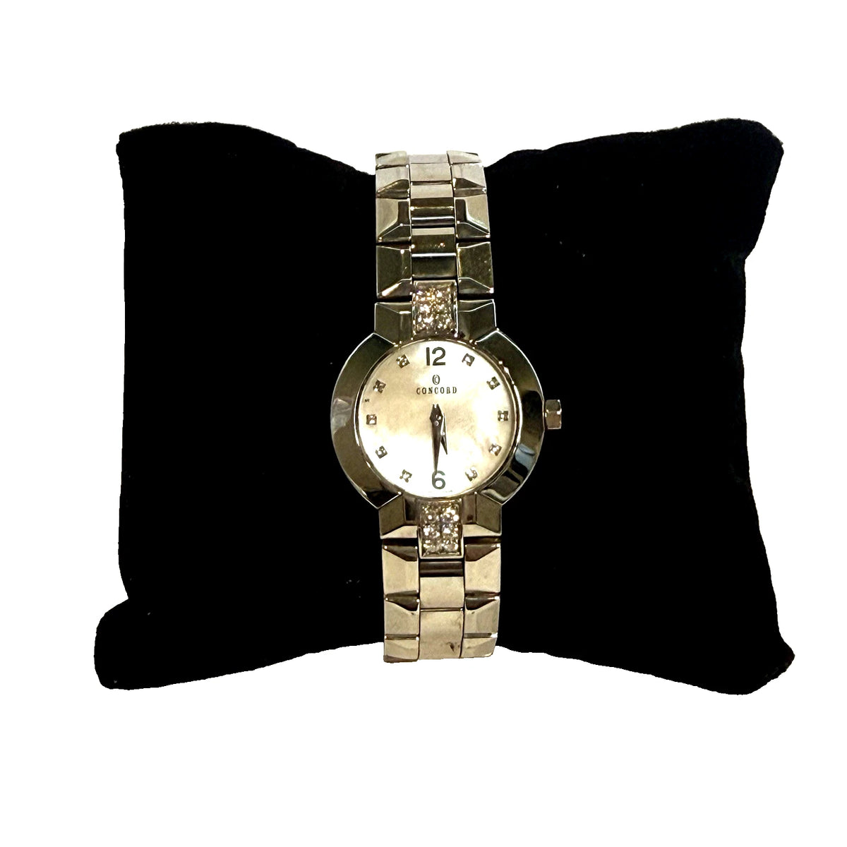 Concord La Scala Diamond Mother Of Pearl SS Women's Quartz Watch 14.G4.1843.S C9