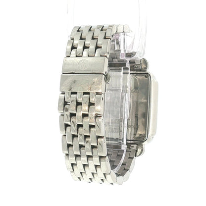 MICHELE DECO MW06A01 DIAMOND BEZEL CHRONOGRAPH QUARTZ LADIES WRISTWATCH SS MIC4