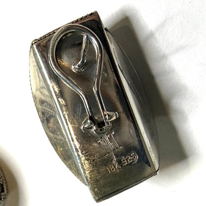 John Hardy 18KT and .925 Silver Jaisalmer Earrings JH122
