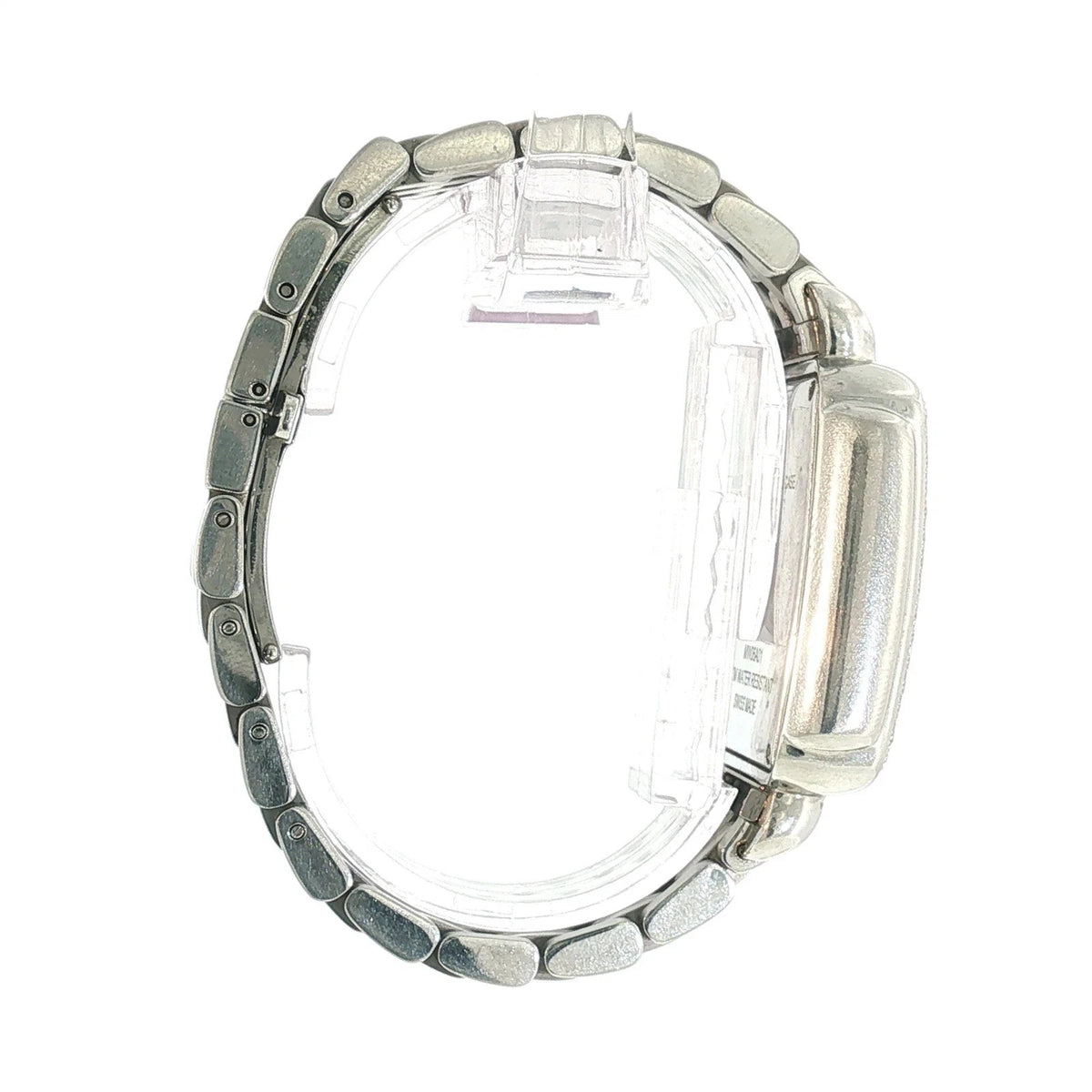 MICHELE DECO MW06A01 DIAMOND BEZEL CHRONOGRAPH QUARTZ LADIES WRISTWATCH SS MIC4