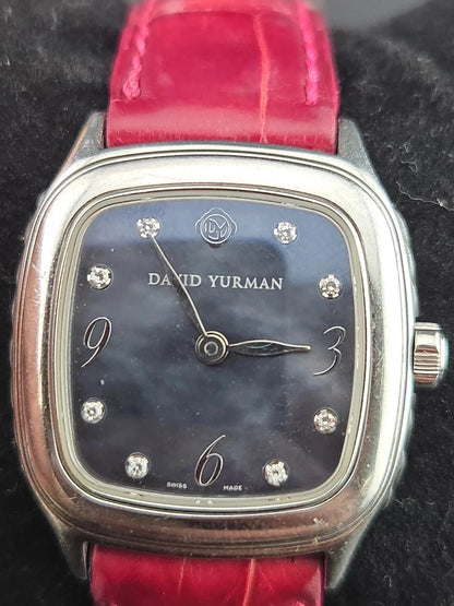 David Yurman Thoroughbred Black MOP Dial Quartz Women's Watch T304-XSST DY824