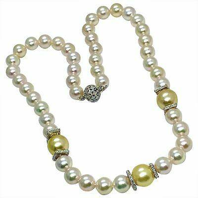 South Sea Akoya Pearl Necklace 14k Gold 11.60 mm 18" Certified $12,950 920745 - Certified Estate Jewelry
