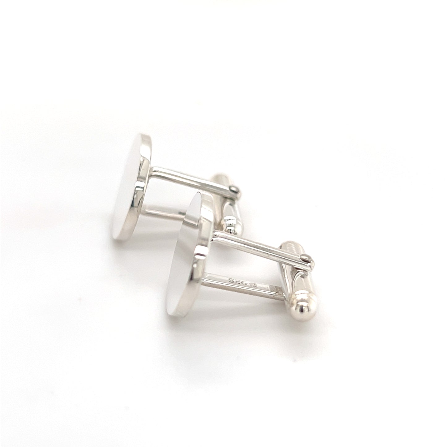 Tiffany & Co Estate Sterling Silver Cufflinks 12 Grams TIF253 - Certified Fine Jewelry