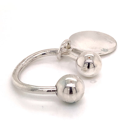 Tiffany & Co Estate Sterling Silver Keychain 9.2 Grams TIF151 - Certified Fine Jewelry