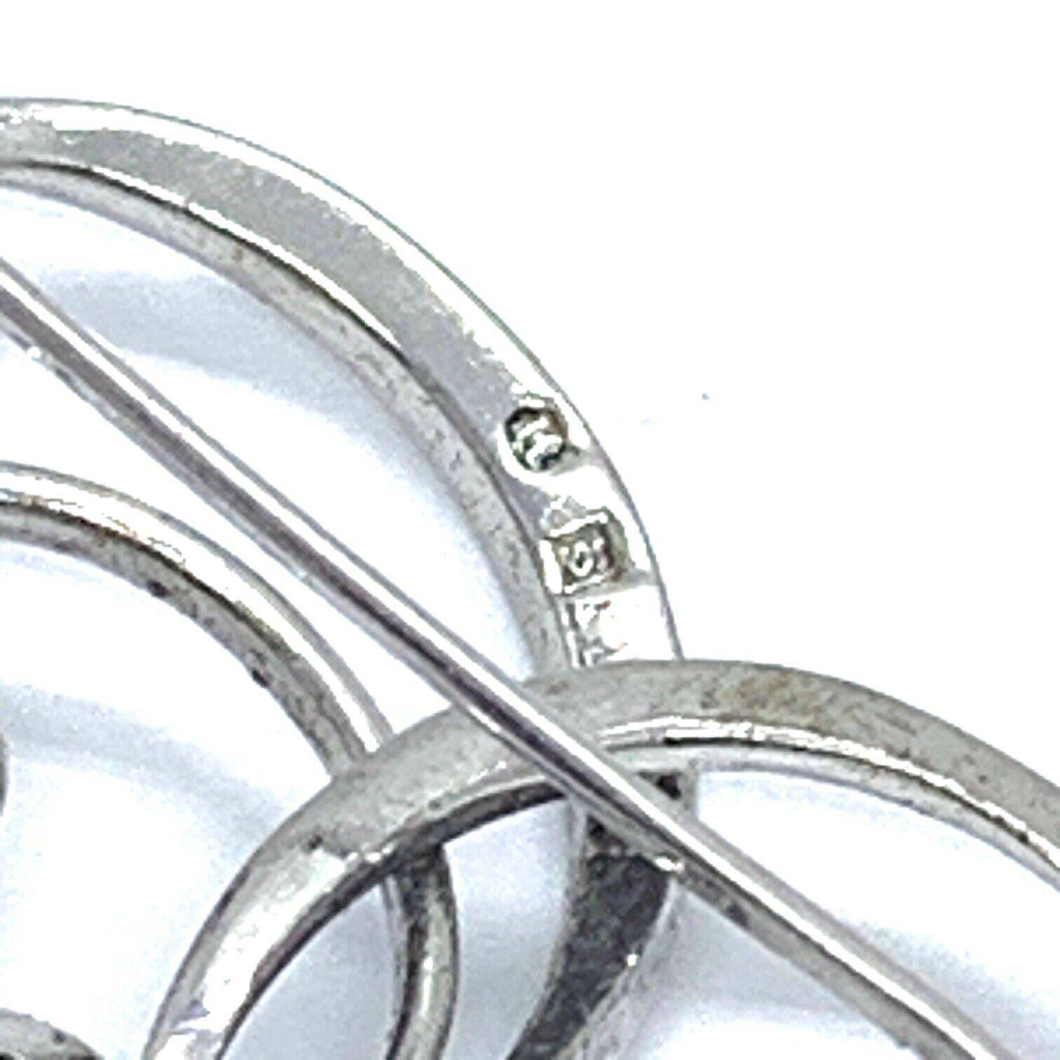 Mikimoto Estate Akoya Pearl Brooch Pin Sterling Silver M103 - Certified Estate Jewelry