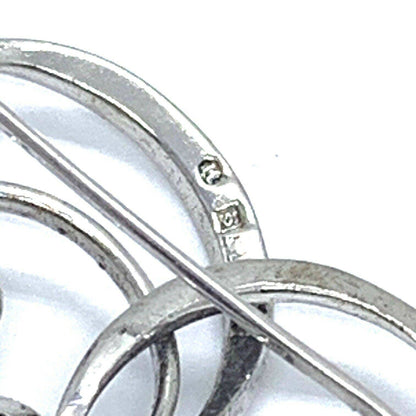 Mikimoto Estate Akoya Pearl Brooch Pin Sterling Silver M103 - Certified Fine Jewelry