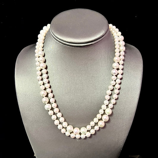 Akoya Pearls Necklace 38" 14k Y Gold Ball Clasp 8.52 mm Certified $8,790 216205 - Certified Fine Jewelry