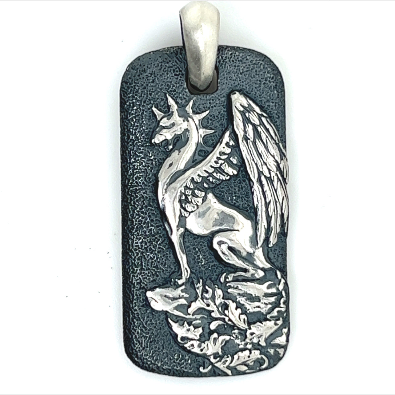 Dog Tag Sterling Silver