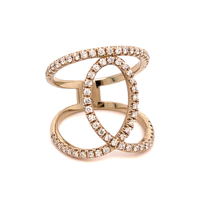 Diamond Ring 14k Gold 0.85 TCW Size 9.25 Certified $5,950 215643