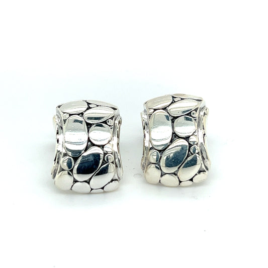 John Hardy Estate Men Cufflinks Sterling Silver JH7 - Certified Fine Jewelry