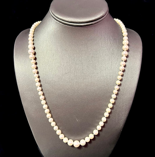 Akoya Pearl Necklace 28.5" 14k Gold 8.50 mm Certified $4,950 215646 - Certified Fine Jewelry