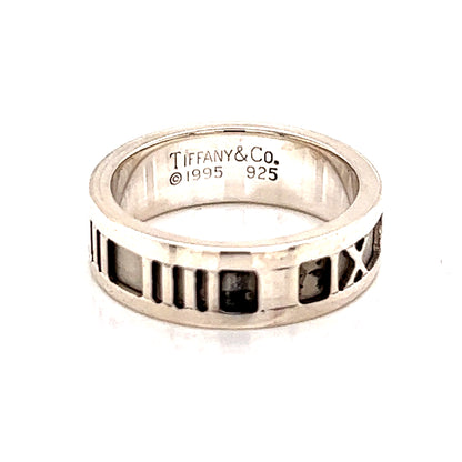Tiffany & Co Estate Sterling Silver Ring Size 5.25, 4.9 Grams TIF181 - Certified Fine Jewelry