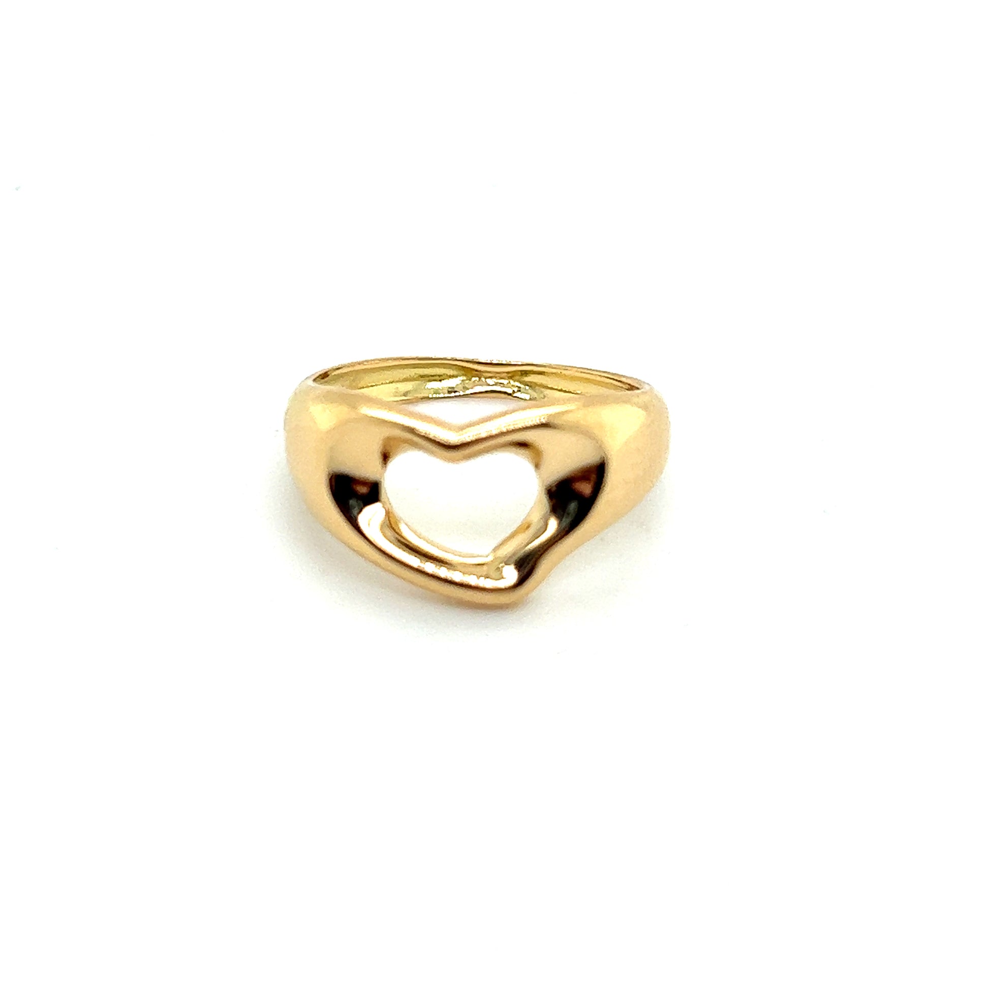 Tiffany & Co Estate Ring Size 4.25 18k Y Gold TIF327 - Certified Fine Jewelry