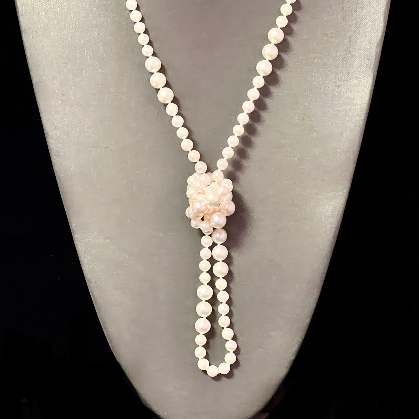 Akoya Pearls Necklace 38" 14k Y Gold Ball Clasp 8.52 mm Certified $8,790 216205 - Certified Fine Jewelry