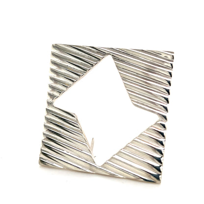 Tiffany & Co Estate Abstract Brooch Sterling Silver 14.8 Grams TIF221 - Certified Estate Jewelry